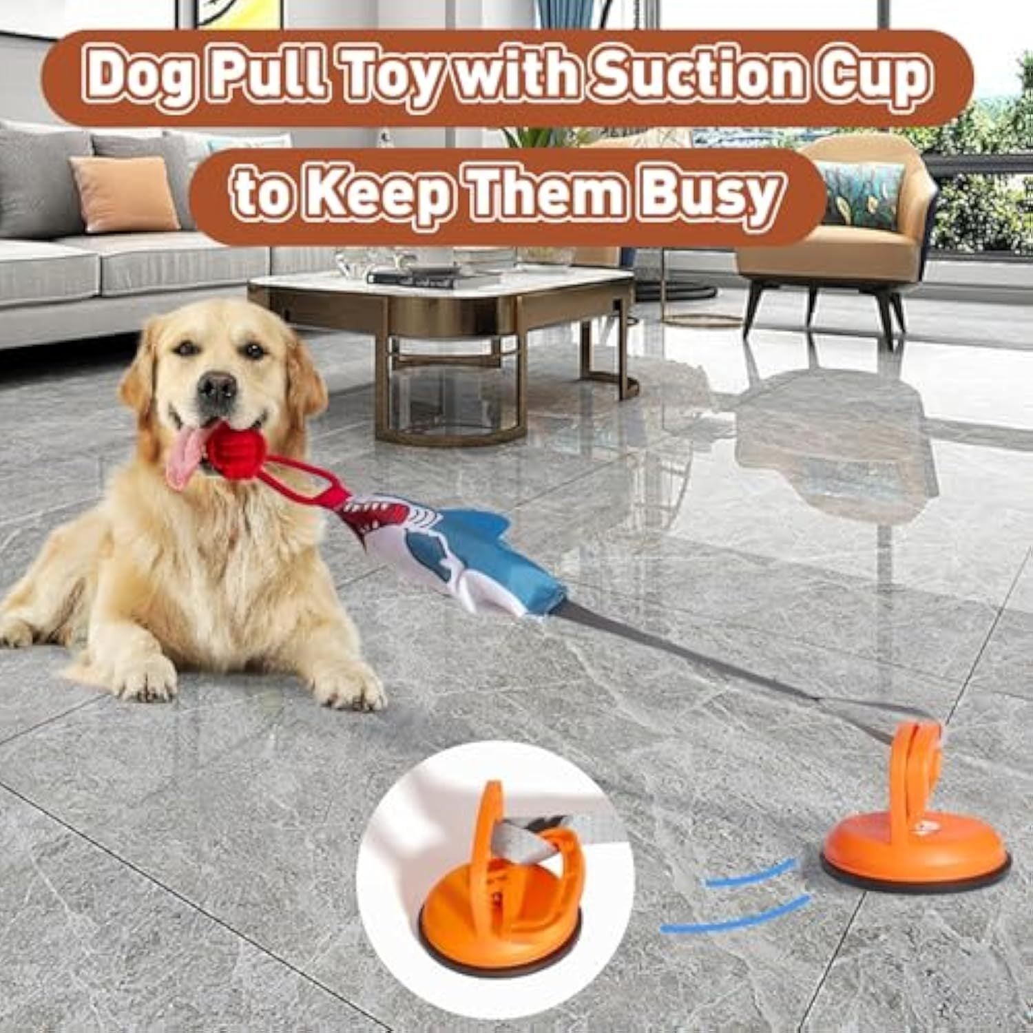Enhance Your Dog's Playtime with the Squeaky Dog Tug Toy